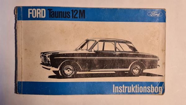 Ford Taunus 12M P4 Instruktionsbog